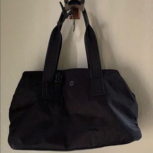 Lululemon black gym bag
